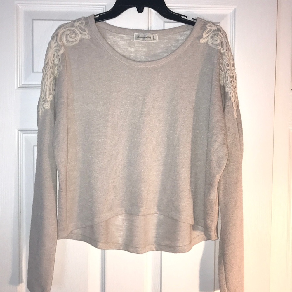 SALE SET ABERCROMBIE & FITCH Longsleeve & Cardigan